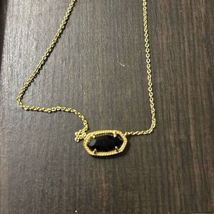 Kendra Scott black onyx necklace